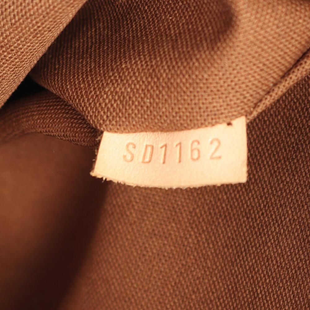 Louis Vuitton Monogram Palermo Canvas Bag Brown Leather Shoulder - Picture 5 of 10